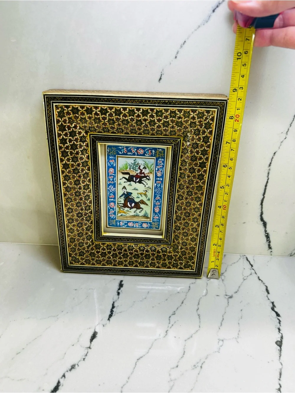 PERSIAN MINIATURE FRAMED PAINTING